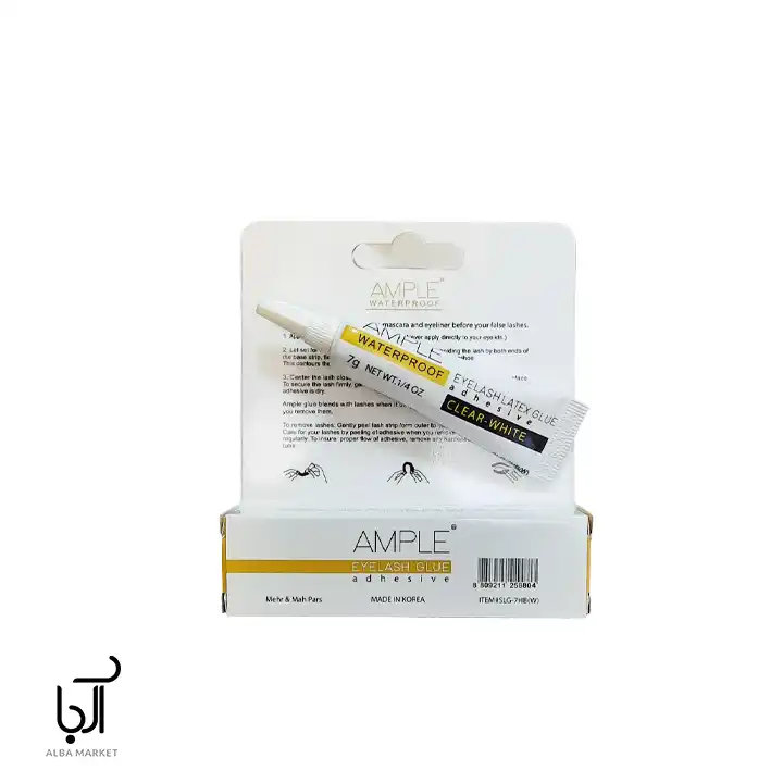 چسب مژه آنتی آلرژی امپل ۷ گرمی تیوپی کلاسیک