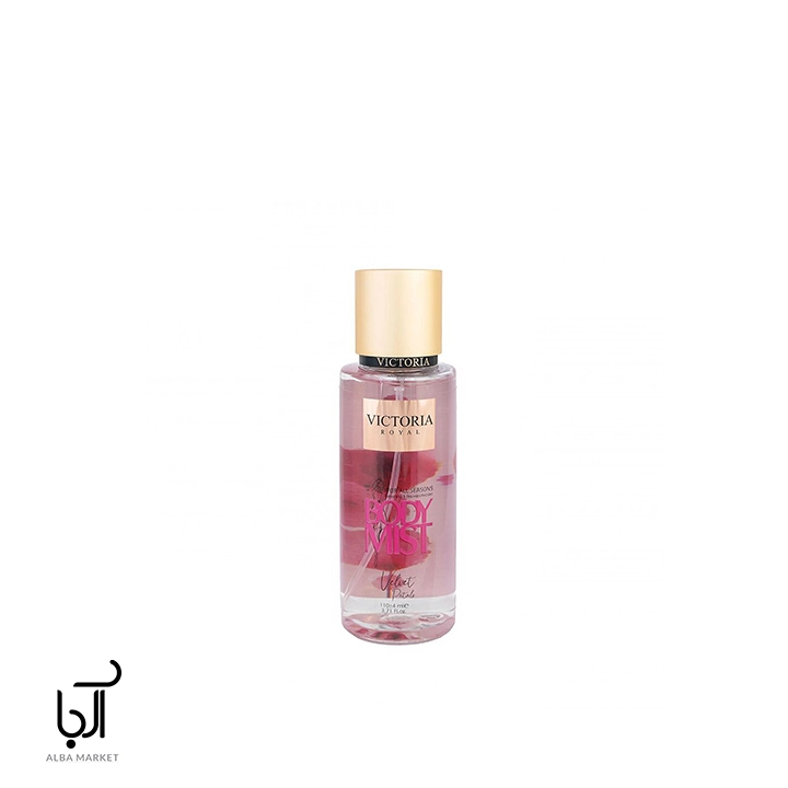 بادی میست زنانه ویکتوریا بیوتی مدل ولوت پتالس با رایحه شیرین گلی