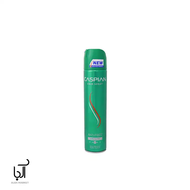 اسپری حالت‌دهنده ضد وز تافت کاسپین سبز – کنترل وز و حفظ حالت مو برای ظاهری نرم و براق