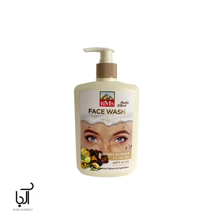فیس-واش-بی-ام-اس-حاوی-عصاره-مورینگا-500-میل