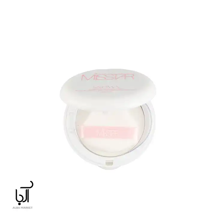 پودر فیکس فشرده میس استار برای تثبیت آرایش با بافتی سبک و مات