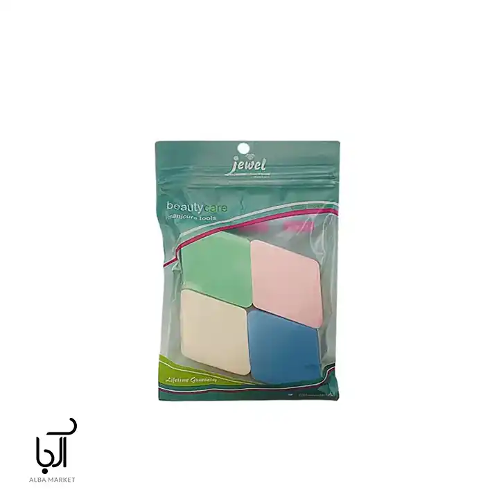 پد آرایشی کوچک مدل 1202 - بسته 4 عددی