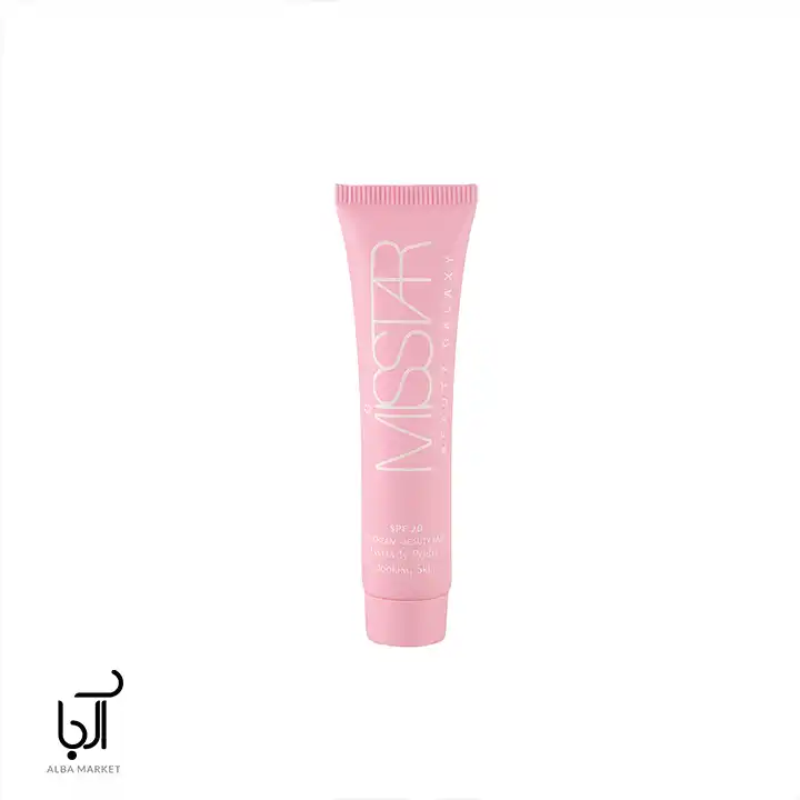 کرم پودر تیوپی میس استار روی پوست با پوشش طبیعی