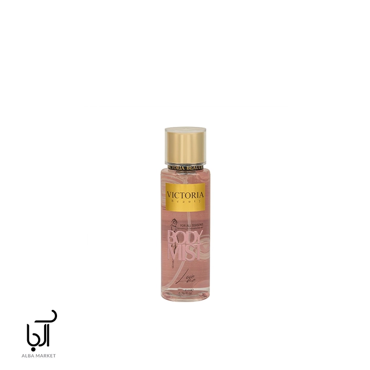 بادی میست زنانه ویکتوریا بیوتی مدل لاو با رایحه ملایم و شیرین مناسب استفاده روزانه